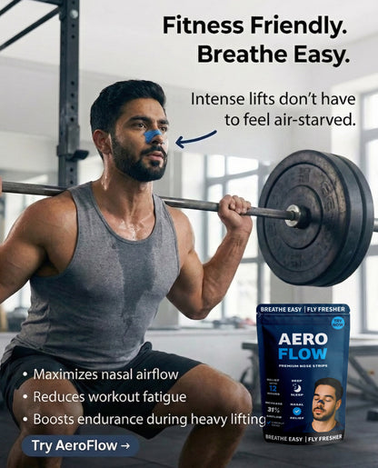 AEROFLOW SPORTS EDITION NASAL STRIPS